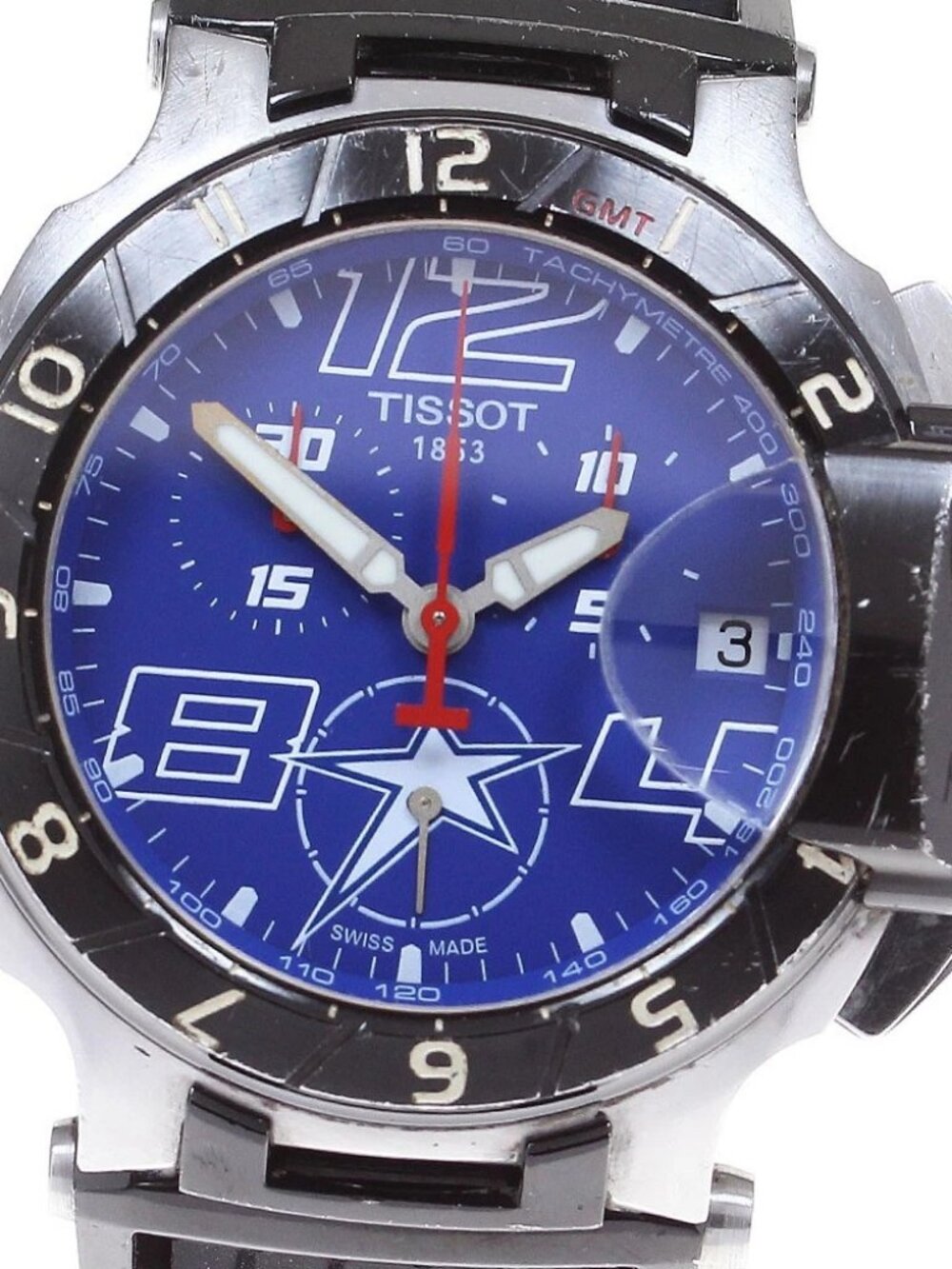 TISSOT T Race MotoGP 2014 Nicky Hayden Chronograph Blue Dial Quartz Men's_834441